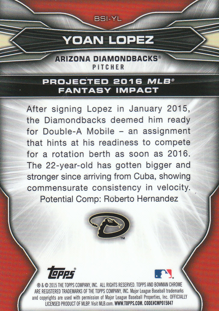 2015 Bowman Chrome Draft Baseball - Picture 275 of 313