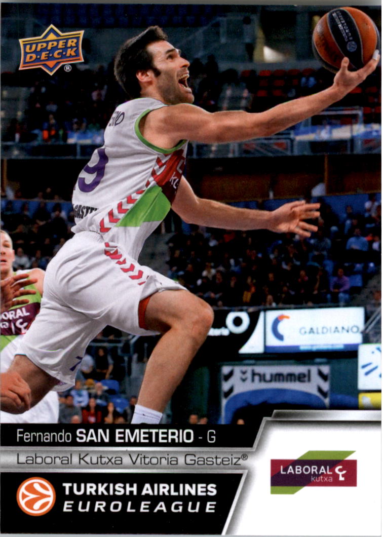 2015-16 Upper Deck Turkish Airlines Euroleague you pick - Picture 82 of 103