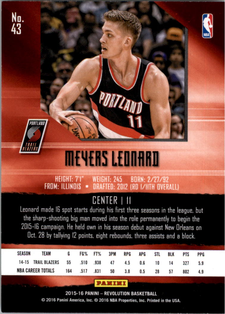 2015-16 Panini Revolution Basketball Infinite YOU PICK - Picture 15 of 75