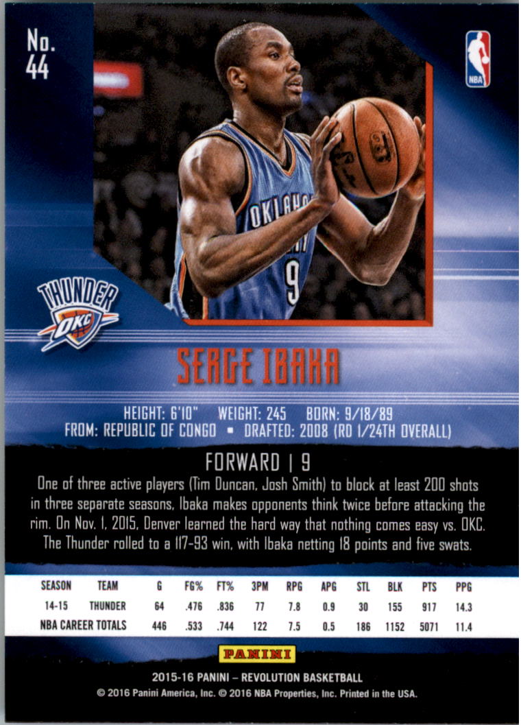 2015-16 Panini Revolution Basketball Infinite YOU PICK - Picture 17 of 75