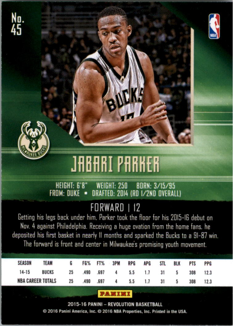 2015-16 Panini Revolution Basketball Infinite YOU PICK - Picture 19 of 75