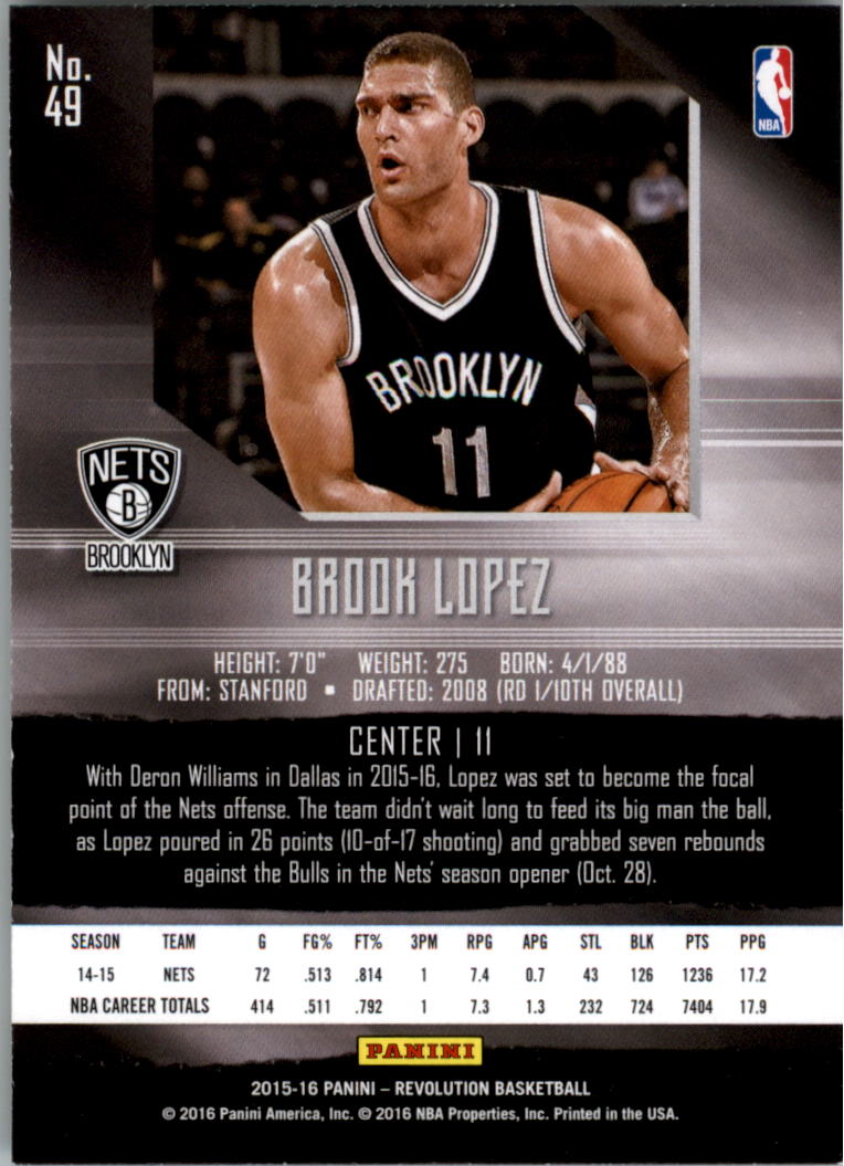 2015-16 Panini Revolution Basketball Infinite YOU PICK - Picture 21 of 75