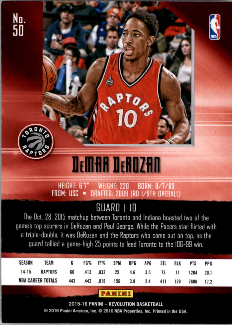 2015-16 Panini Revolution Basketball Infinite YOU PICK - Picture 23 of 75