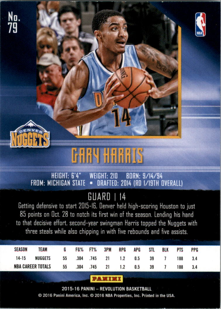 2015-16 Panini Revolution Basketball Infinite YOU PICK - Picture 35 of 75