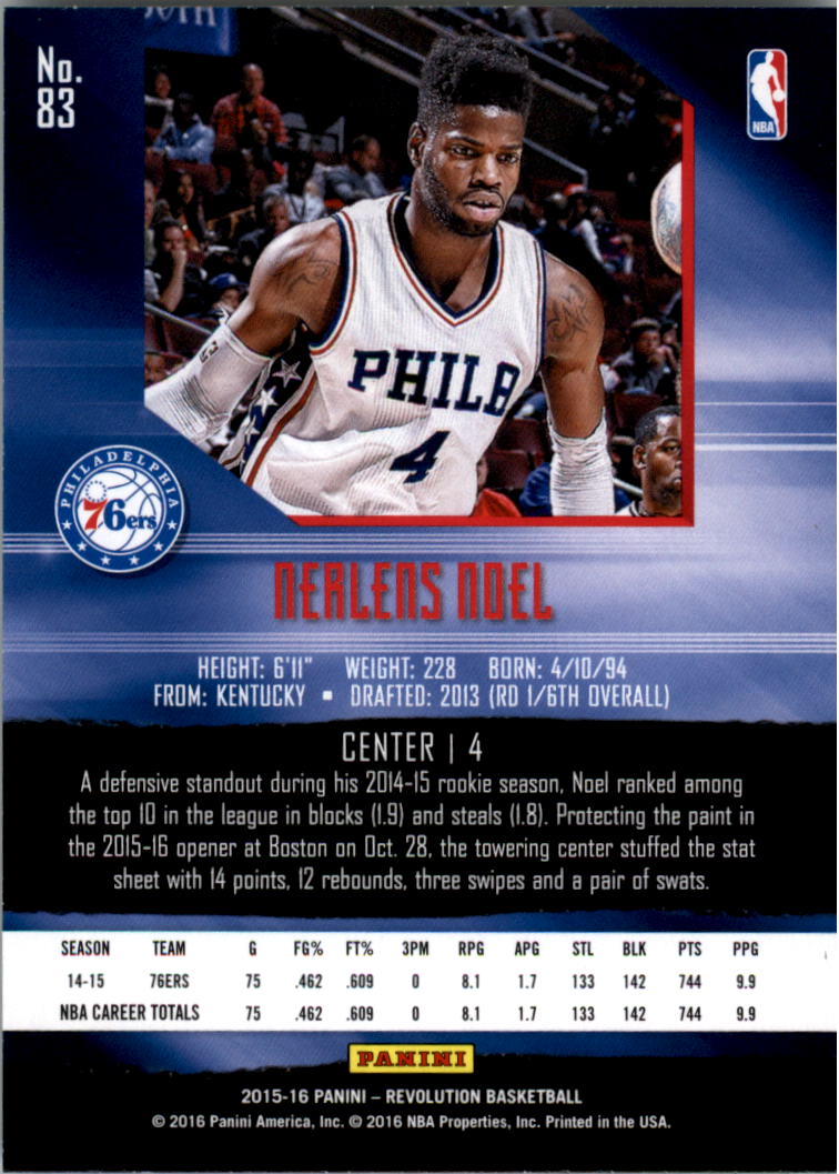 2015-16 Panini Revolution Basketball Infinite YOU PICK - Picture 37 of 75