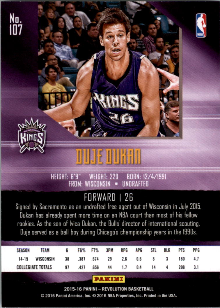 2015-16 Panini Revolution Basketball Infinite YOU PICK - Picture 43 of 75
