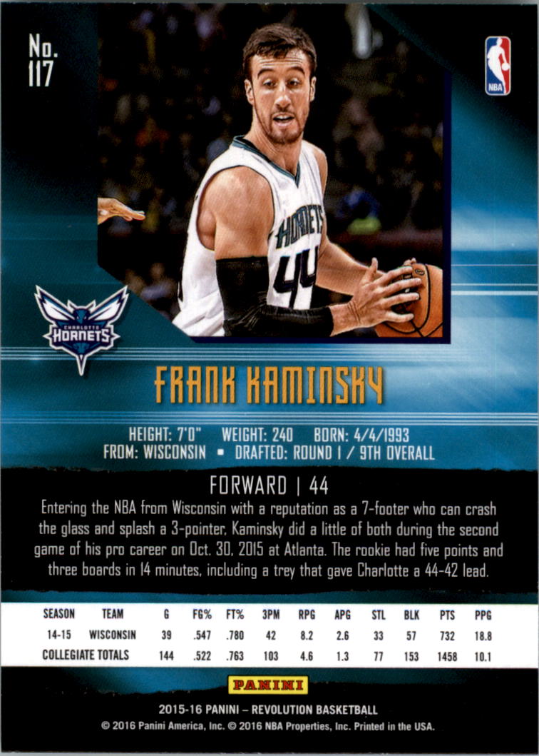 2015-16 Panini Revolution Basketball Infinite YOU PICK - Picture 47 of 75