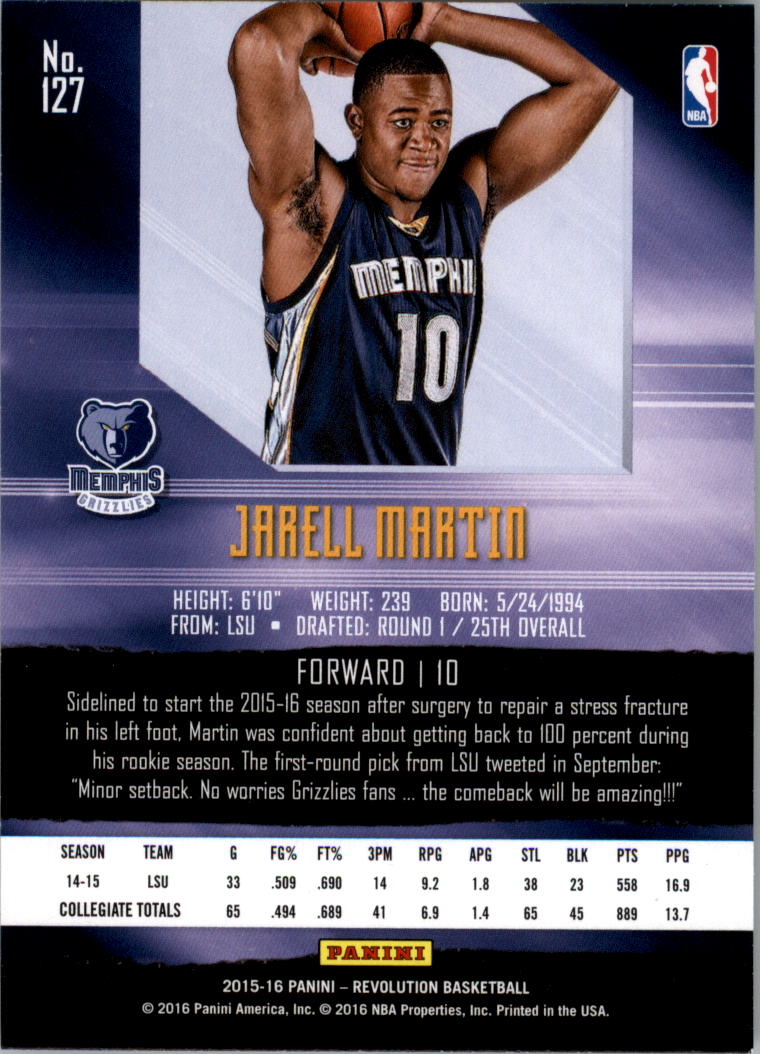 2015-16 Panini Revolution Basketball Infinite YOU PICK - Picture 53 of 75
