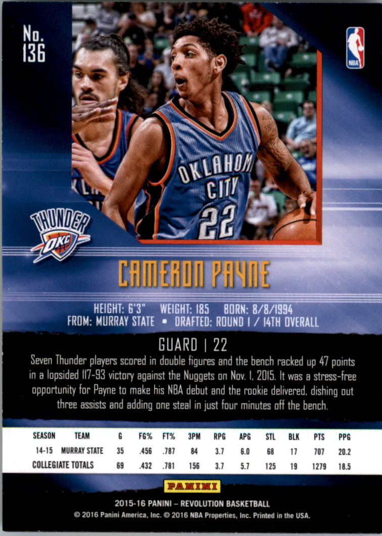 2015-16 Panini Revolution Basketball Infinite YOU PICK - Picture 61 of 75