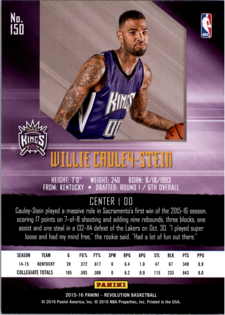 2015-16 Panini Revolution Basketball Infinite YOU PICK - Picture 75 of 75