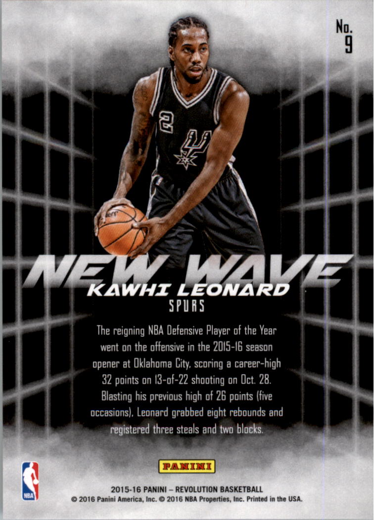 2015-16 Panini Revolution Basketball New Wave YOU PICK - Picture 15 of 31