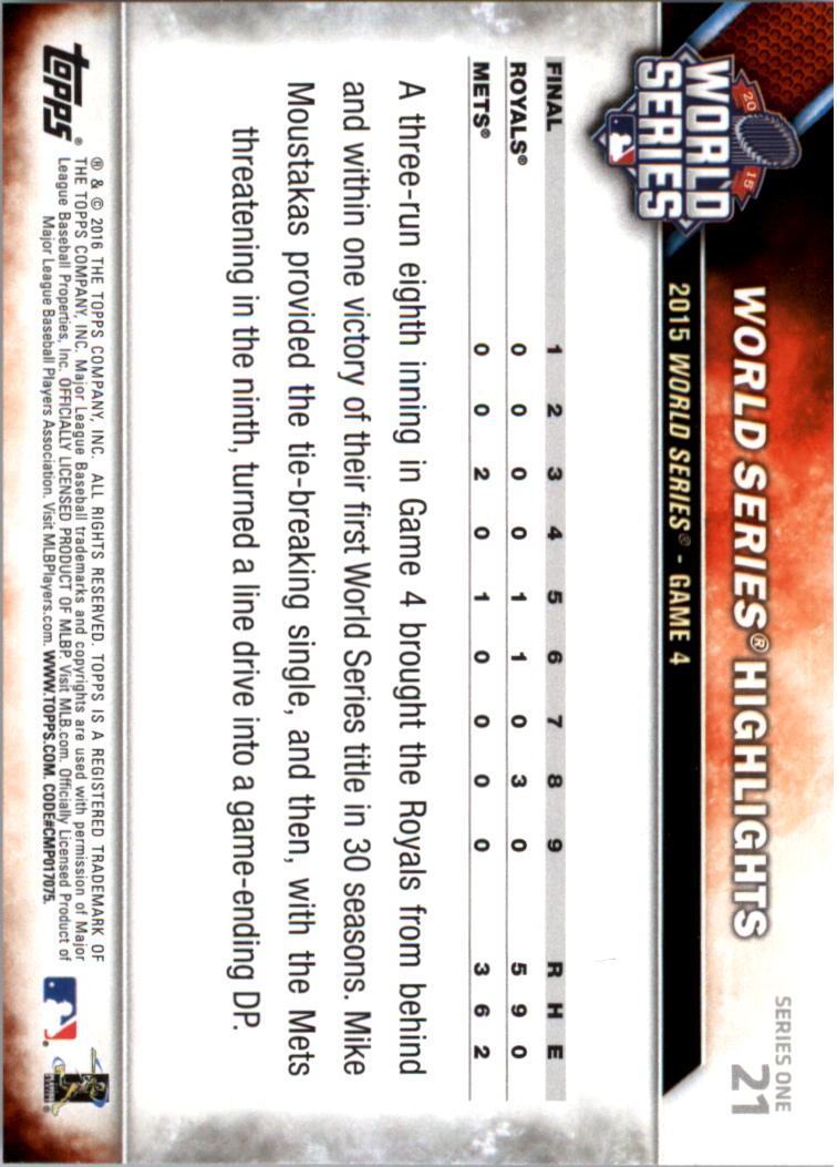 2016 Topps All-Star Game Silver 1-250 (you pick) - Picture 33 of 399