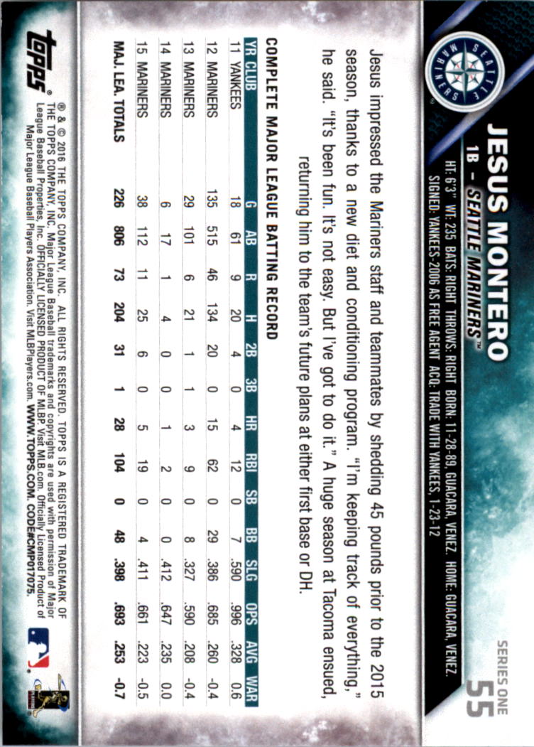 2016 Topps All-Star Game Silver 1-250 (you pick) - Picture 85 of 399