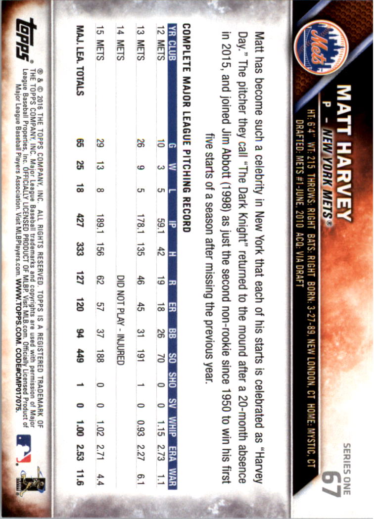 2016 Topps All-Star Game Silver 1-250 (you pick) - Picture 101 of 399