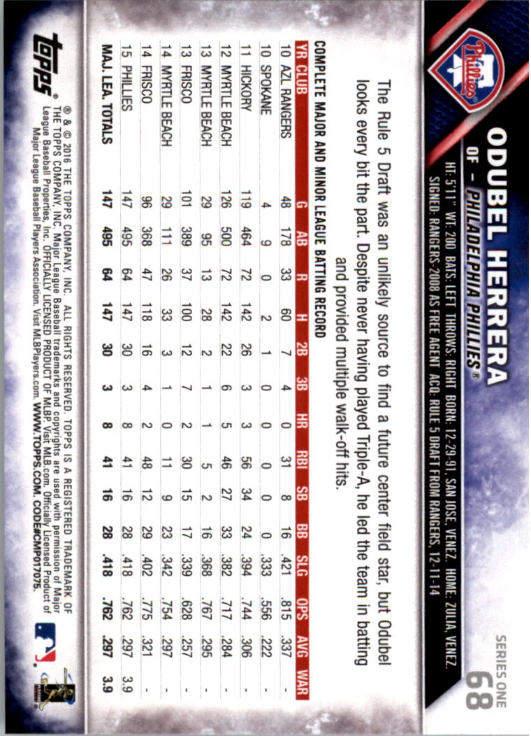2016 Topps All-Star Game Silver 1-250 (you pick) - Picture 103 of 399