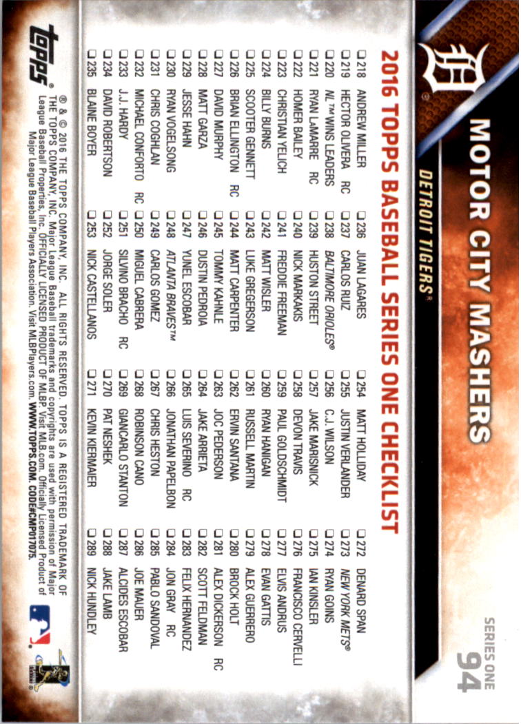 2016 Topps All-Star Game Silver 1-250 (you pick) - Picture 149 of 399