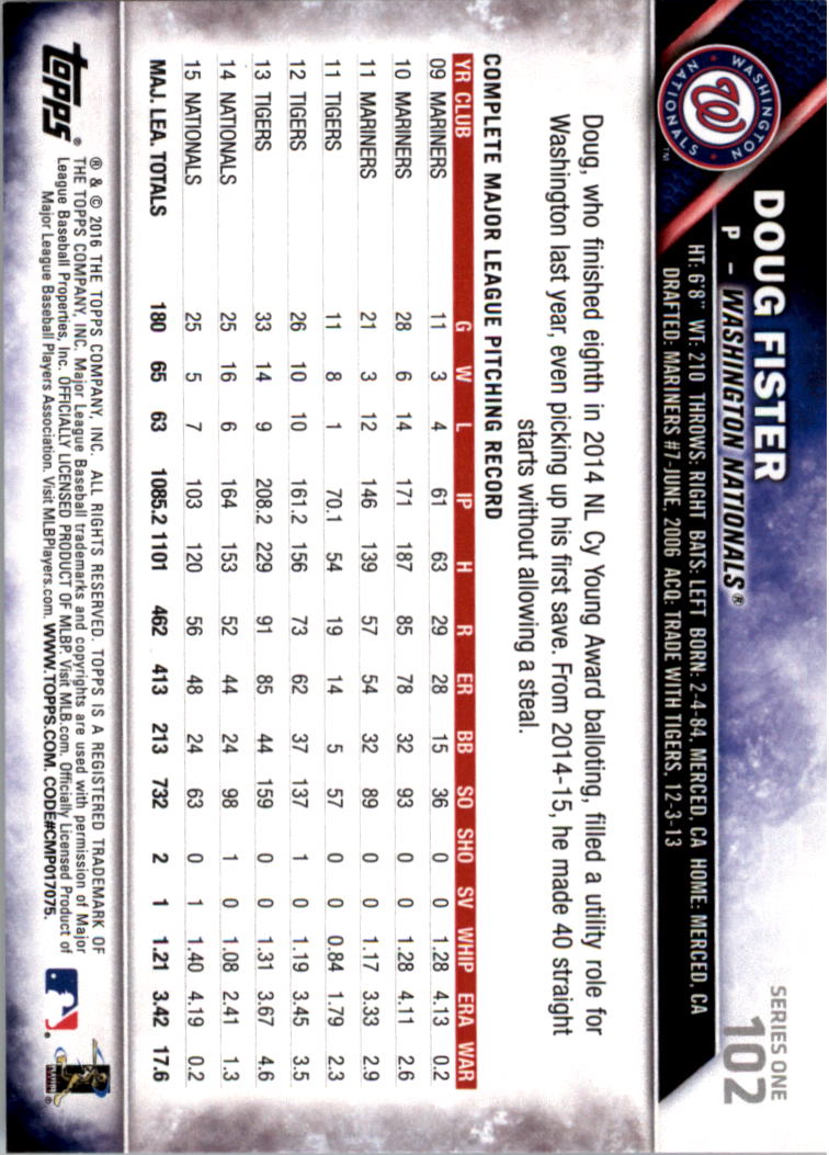 2016 Topps All-Star Game Silver 1-250 (you pick) - Picture 155 of 399