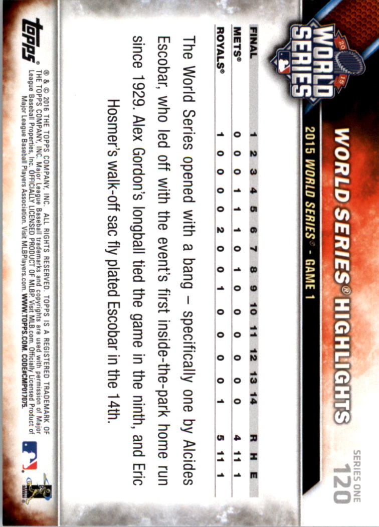 2016 Topps All-Star Game Silver 1-250 (you pick) - Picture 187 of 399