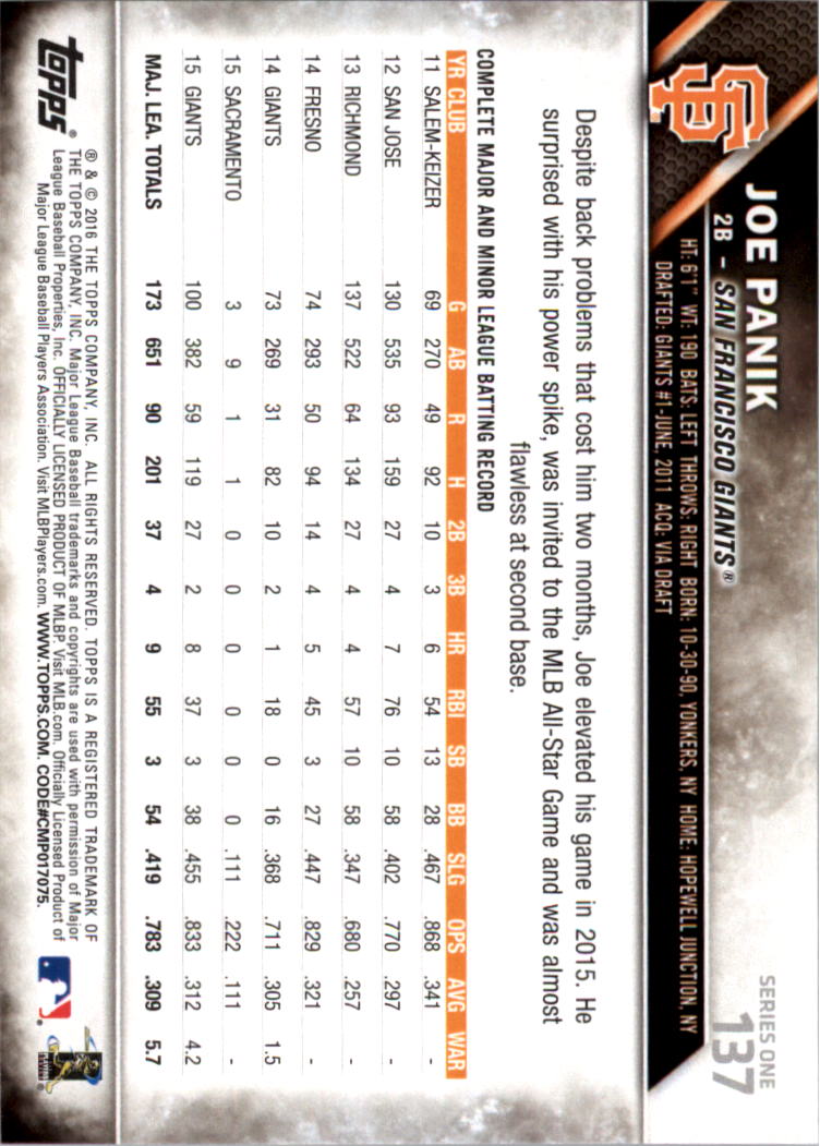 2016 Topps All-Star Game Silver 1-250 (you pick) - Picture 211 of 399
