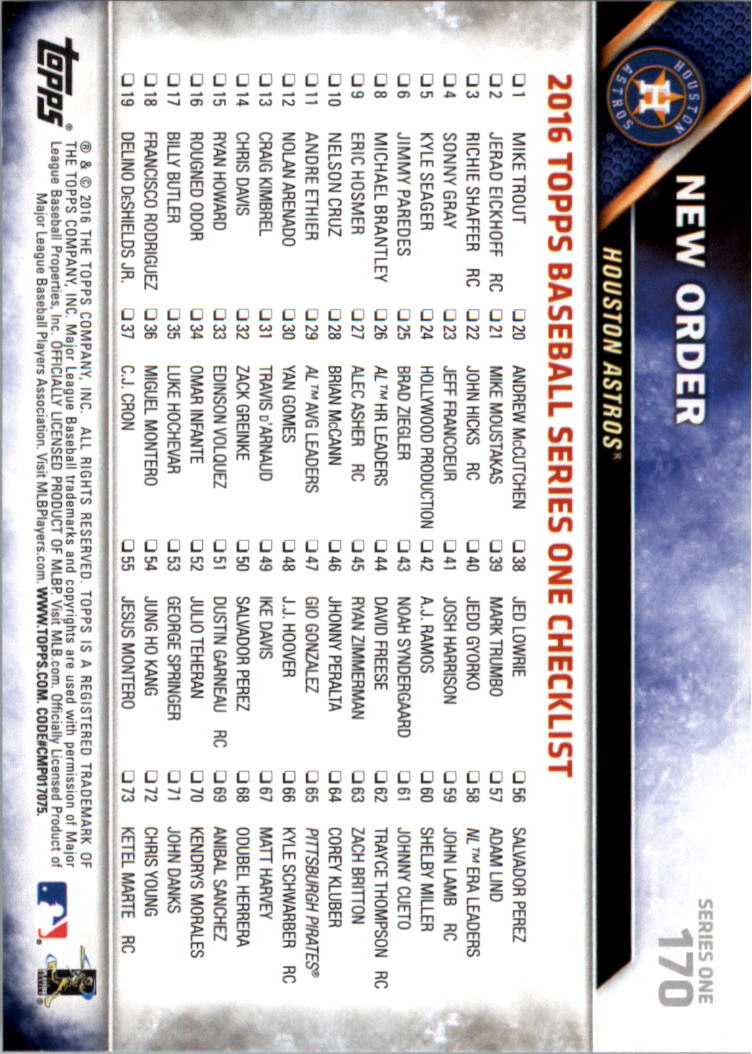 2016 Topps All-Star Game Silver 1-250 (you pick) - Picture 263 of 399
