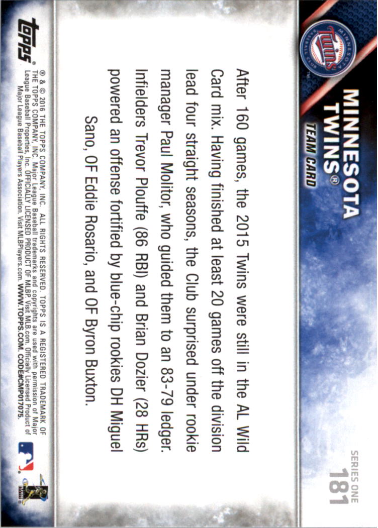 2016 Topps All-Star Game Silver 1-250 (you pick) - Picture 283 of 399