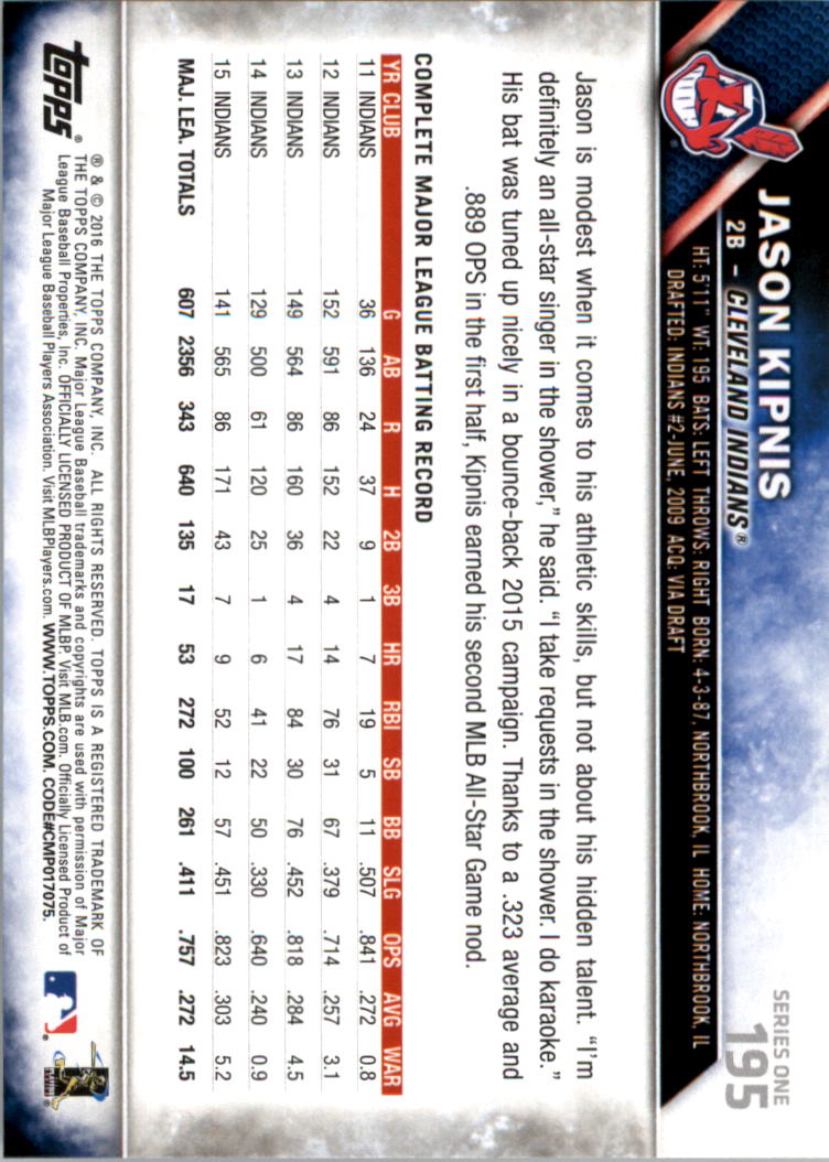 2016 Topps All-Star Game Silver 1-250 (you pick) - Picture 305 of 399