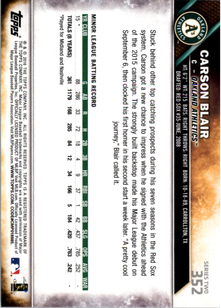 2016 Topps All-Star Game Silver 252-501 (you pick) - Picture 155 of 403