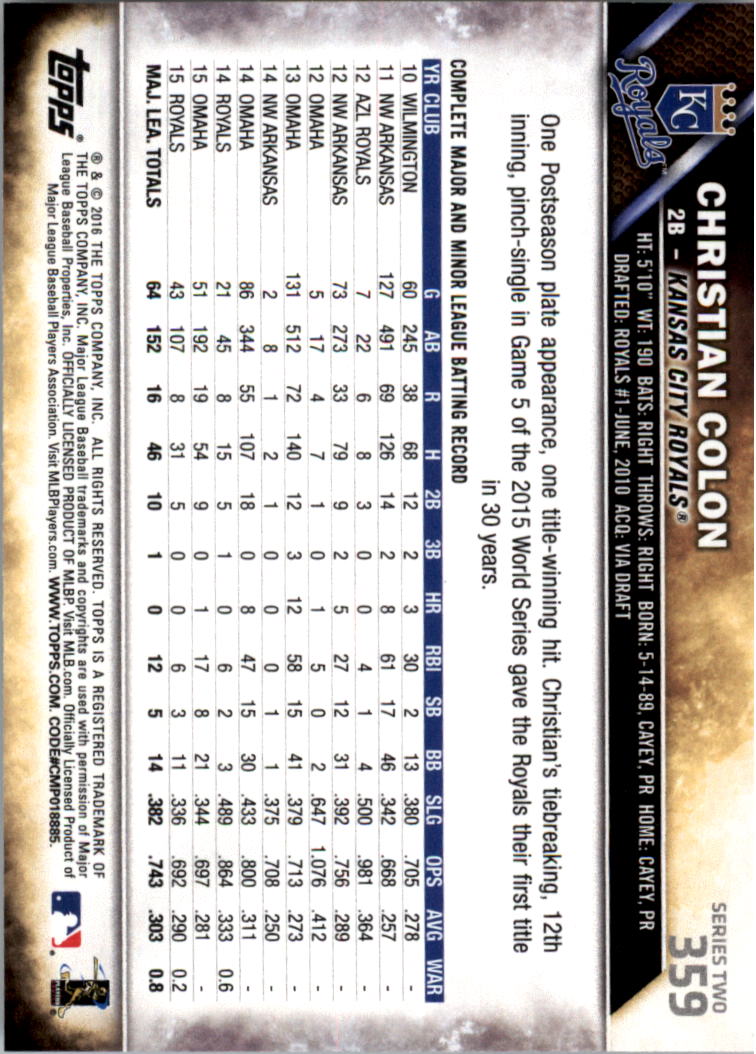 2016 Topps All-Star Game Silver 252-501 (you pick) - Picture 167 of 403