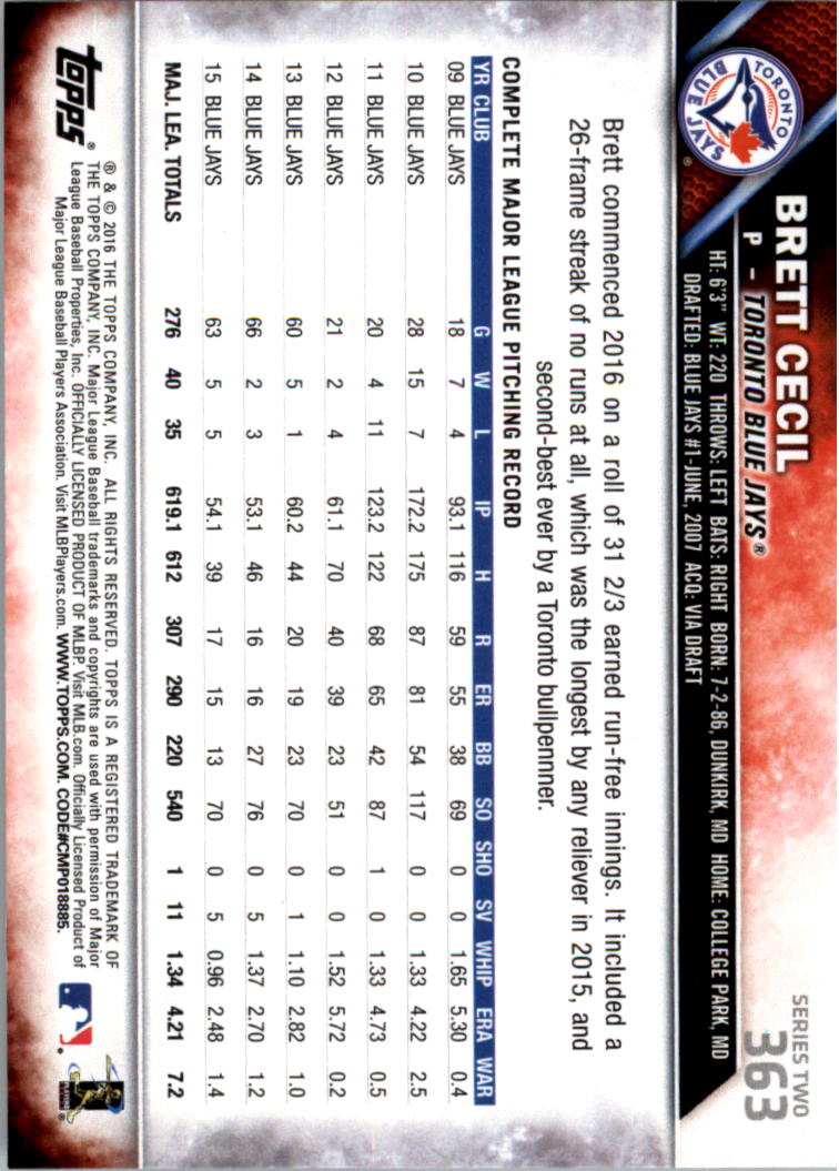 2016 Topps All-Star Game Silver 252-501 (you pick) - Picture 175 of 403