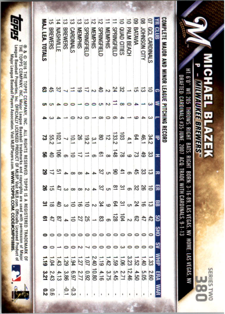 2016 Topps All-Star Game Silver 252-501 (you pick) - Picture 201 of 403