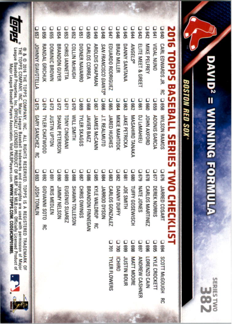 2016 Topps All-Star Game Silver 252-501 (you pick) - Picture 205 of 403