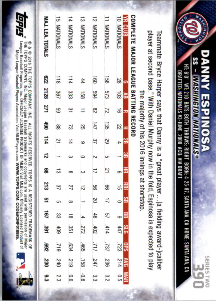 2016 Topps All-Star Game Silver 252-501 (you pick) - Picture 219 of 403