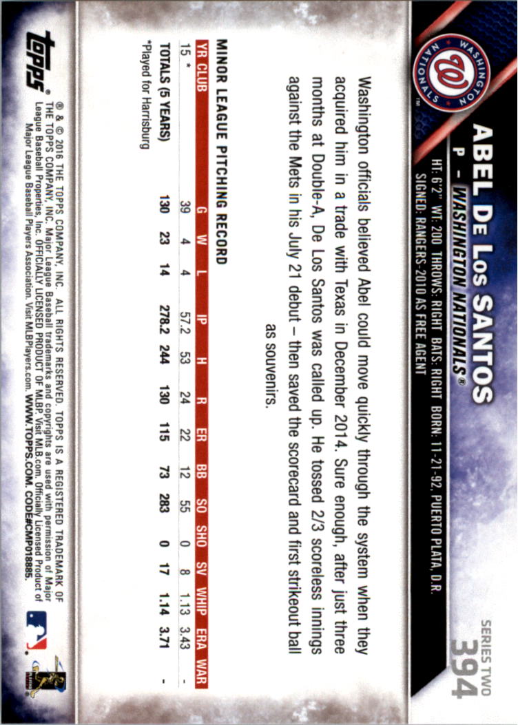 2016 Topps All-Star Game Silver 252-501 (you pick) - Picture 225 of 403
