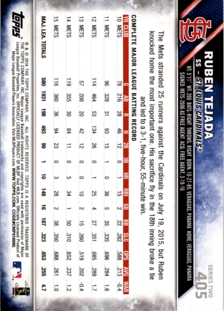 2016 Topps All-Star Game Silver 252-501 (you pick) - Picture 245 of 403
