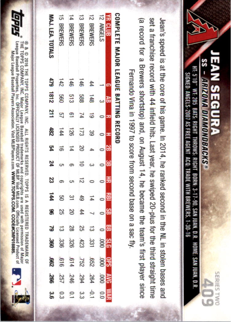 2016 Topps All-Star Game Silver 252-501 (you pick) - Picture 253 of 403
