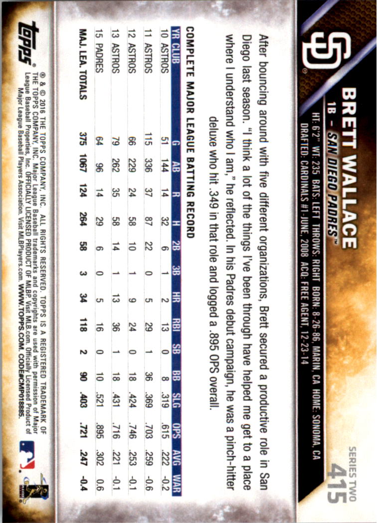 2016 Topps All-Star Game Silver 252-501 (you pick) - Picture 265 of 403