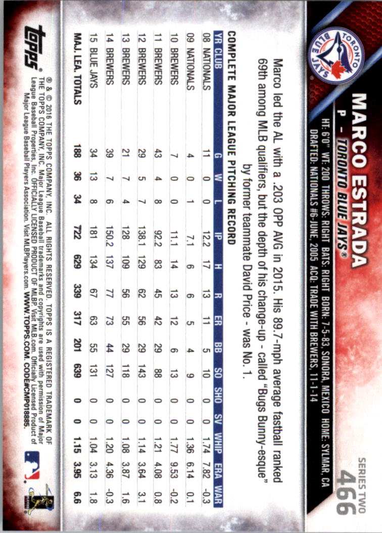 2016 Topps All-Star Game Silver 252-501 (you pick) - Picture 345 of 403