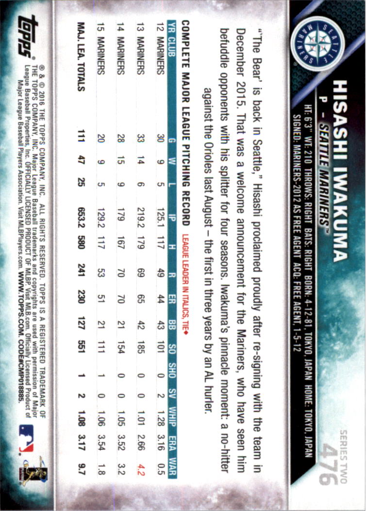 2016 Topps All-Star Game Silver 252-501 (you pick) - Picture 361 of 403
