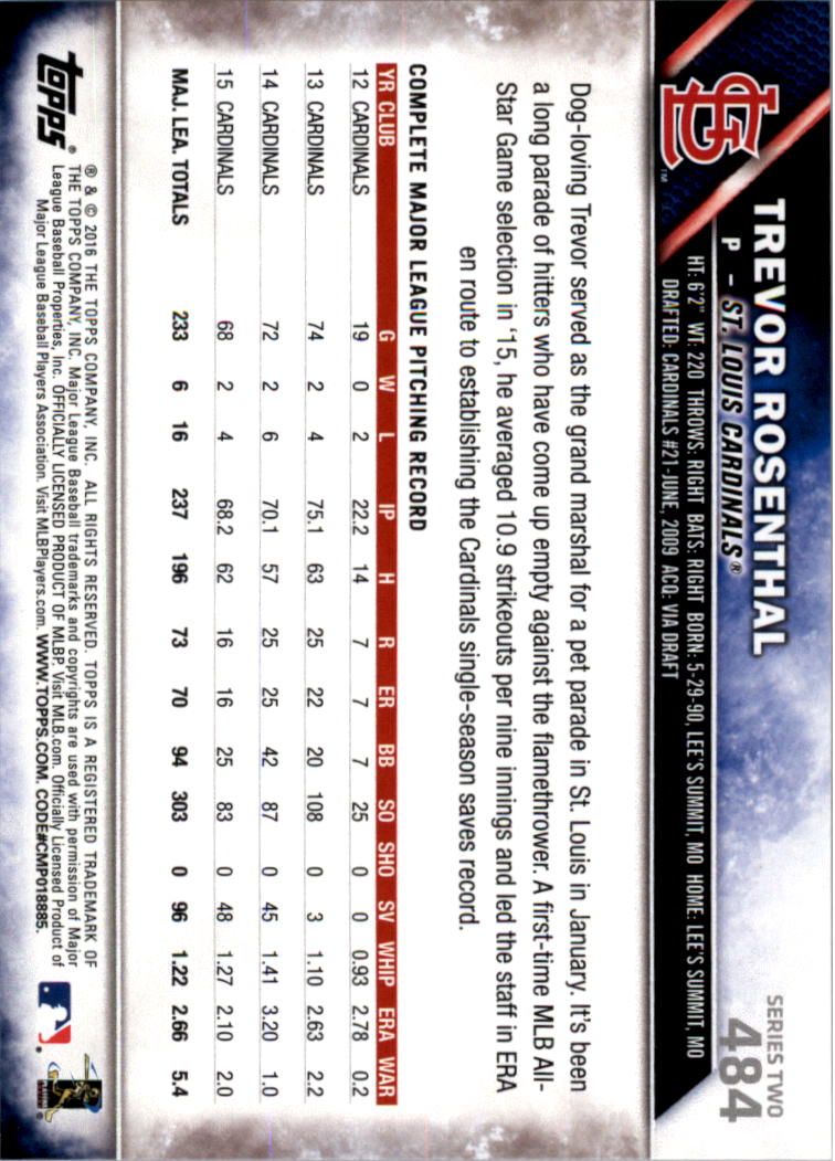 2016 Topps All-Star Game Silver 252-501 (you pick) - Picture 373 of 403