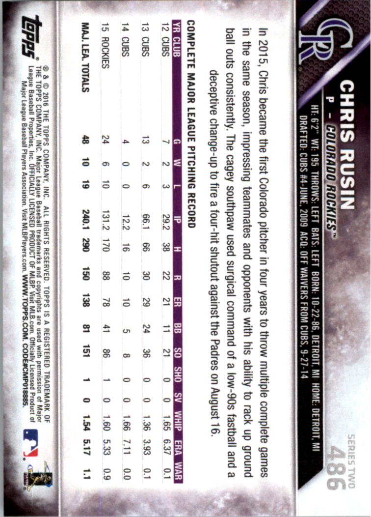 2016 Topps All-Star Game Silver 252-501 (you pick) - Picture 377 of 403
