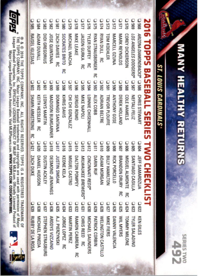 2016 Topps All-Star Game Silver 252-501 (you pick) - Picture 387 of 403