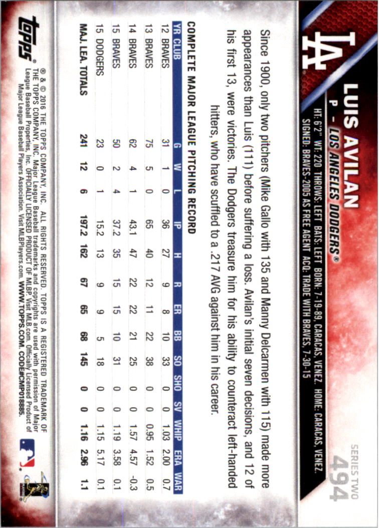 2016 Topps All-Star Game Silver 252-501 (you pick) - Picture 391 of 403