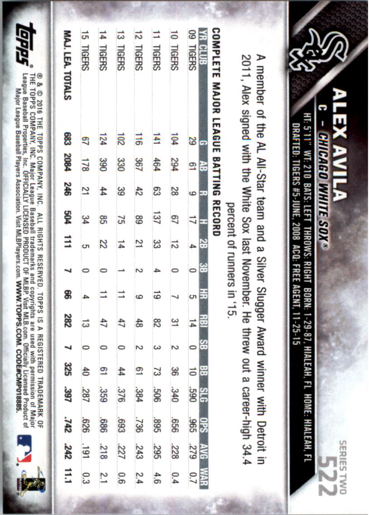 2016 Topps All-Star Game Silver 502-701 (you pick) - Picture 31 of 313