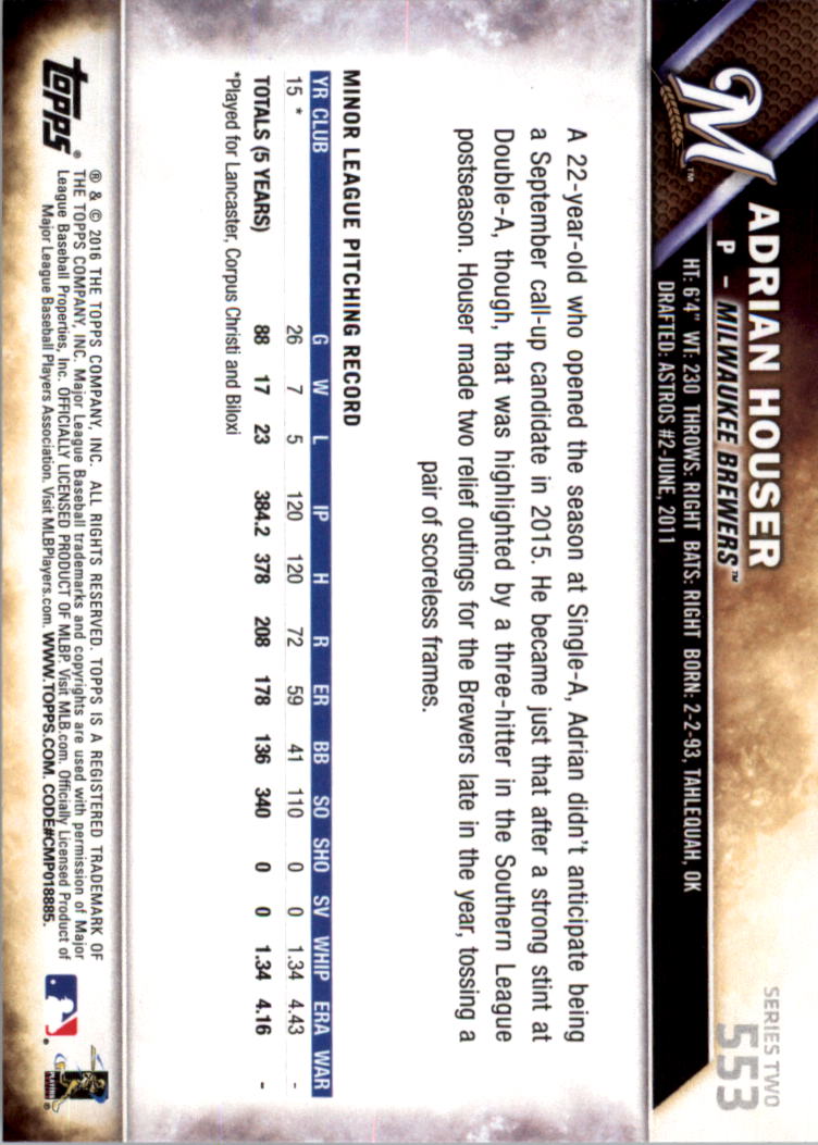 2016 Topps All-Star Game Silver 502-701 (you pick) - Picture 85 of 313