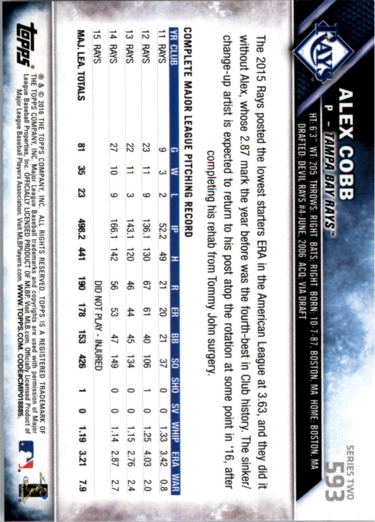 2016 Topps All-Star Game Silver 502-701 (you pick) - Picture 145 of 313