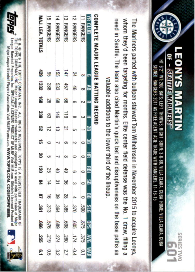 2016 Topps All-Star Game Silver 502-701 (you pick) - Picture 159 of 313