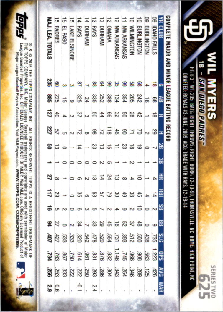 2016 Topps All-Star Game Silver 502-701 (you pick) - Picture 193 of 313
