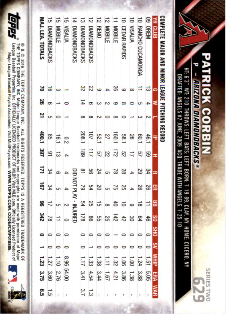 2016 Topps All-Star Game Silver 502-701 (you pick) - Picture 201 of 313