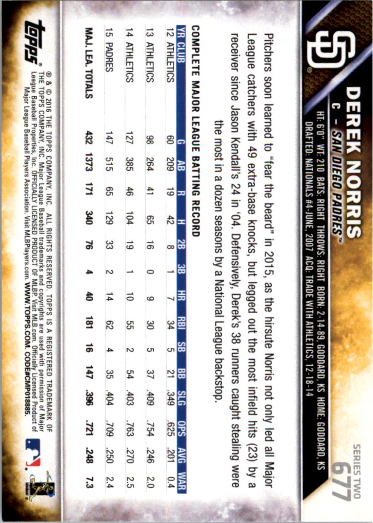 2016 Topps All-Star Game Silver 502-701 (you pick) - Picture 279 of 313