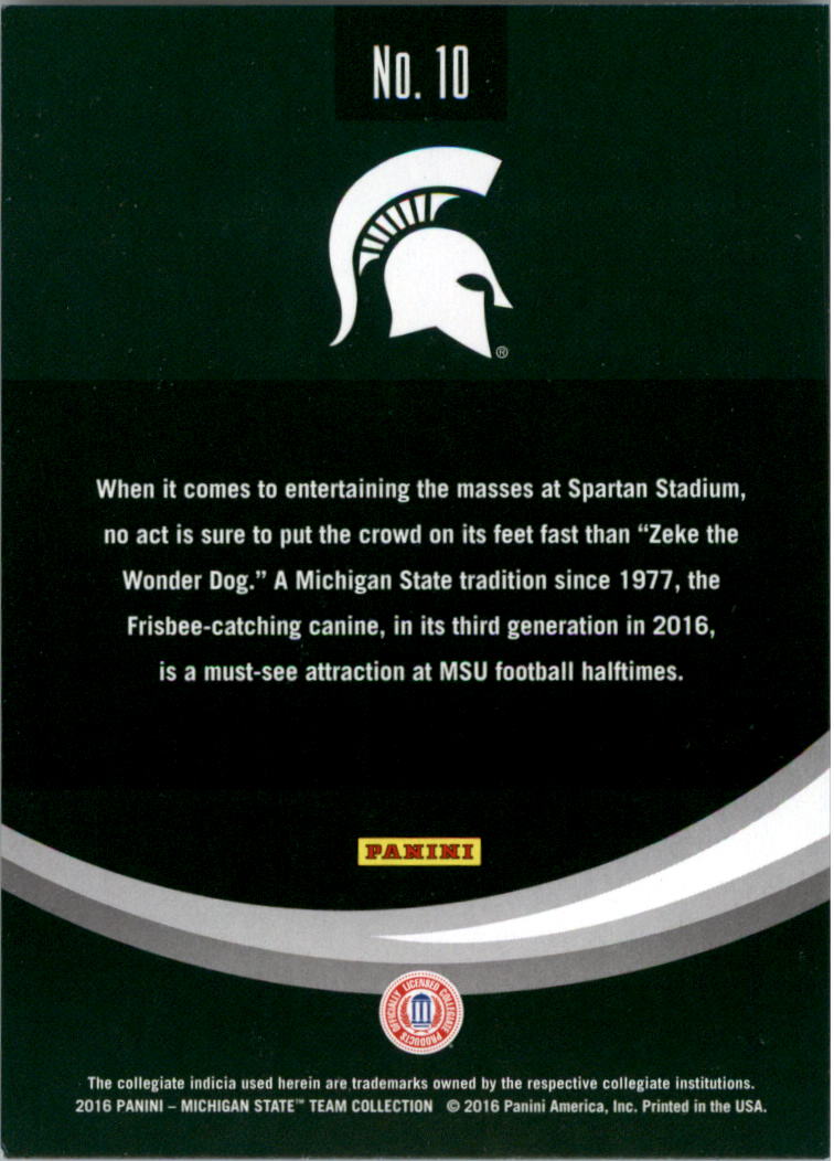 2016 Panini Michigan State Trading Card Pick